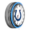 656-1022, Indianapolis, Indy,  Colts, 18", Neon, Clock, NFL, Imperial, Logo, FREE SHIPPING