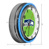 656-1024, Seattle, Sea, Seahawks  18", Neon, Clock, NFL, Imperial, Logo, FREE SHIPPING