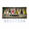 627-1006, 720501953649, KC, Kansas City, Chiefs, Reclaimed, Wood, Bar, Hanging, Back Bar, Shelf, NFL