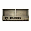 627-1010, 720801000448, LV, Las Vegas, Raiders,  Reclaimed, Wood, Bar, Hanging, Back Bar, Shelf, NFL