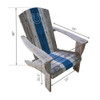511-1022, Indianapolis, Indy,  Colts, Wood, Adirondack, Chair, NFL, Imperial, FREE SHIPPING, 720801110226