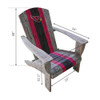 511-1029, Arizona, AZ, Cardinals, Cards, Wood, Adirondack, Chair, NFL, Imperial, FREE SHIPPING. 720801110295