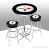 Pittsburgh Steelers 27" Chrome Pub Table