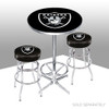 84-3010, Las Vegas, LV, Raiders, Oakland, 27", Chrome, Pub Table, FREE SHIPING, Logo, NFL, Imperial