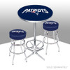 84-3011, NE, New England, Patriots, 27", Chrome, Pub Table, FREE SHIPING, Logo, NFL, Imperial