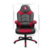 134-1005, SF, San Francisco, 49ers,Â Oversized, Video, Gaming, Chair, FREE SHIPPING, NFL, Logo, Imperial. 720801341057