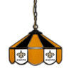 133-1031, New Orleans, NO, NOLA, Saints, 14", Glass, Pub, Light, FREE SHIPPING Hanging, Imperial
