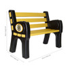 488-4001, 4', 48-in, Boston, Bruins, Park, Bench, FREE SHIPPING, NHL, Imperial