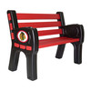 4' Chicago Blackhawks Park Bench