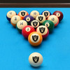 560-1010, Las Vegas, Raiders, LV, Retro, Pool, Billiard, Ball, Set, FREE SHIPPING, NFL, Pool, Imperial, 720801113753