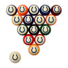 560-1022, Indianapolis, Colts, Indy, Retro, Billiard,Ball, Set, FREE SHIPPING, NFL, Pool, Imperial