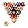 560-2017, Imperial, MIN, Minnesota, Twins, Retro, Billiard, Ball, Set, MLB, 720801114163