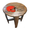 629-1020, Cleveland, Browns, Cle, Bourbon, Oak, Barrel, Side, Table, FREE SHIPPING, NFL, Imperial