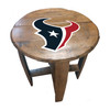 629-1034, Houston, Texans, Hou, Bourbon, Oak, Barrel, Side, Table, FREE SHIPPING, NFL, Imperial