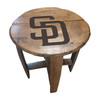 629-2011, San Diego, Padres, SD, SDP, , Oak, Whiskey, Bourbon, Barrel, Table, Side, FREE SHIPPING, MLB, Imperial