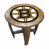 629-4001, Boston, Bruins, Oak, Whiskey, Bourbon, Barrel, Side, Table, FREE SHIPPING, NHL. Imperial