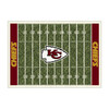 520-5006, Kansas City, Chiefs, KC, 4'x6', Homefield, Rug, Stainmaster. NFL, Imperial