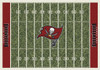 520-5009, Tampa Bay, Buccaneers,TB, Bucs, 4'x6', Homefield, Rug, Stainmaster. NFL, Imperial