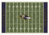 520-5025, Baltimore, Ravens, Bal, 4'x6', Homefield, Rug, Stainmaster. NFL, Imperial