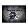 526-5024. Seattle, SEA, Seahawks, 6'X8', Distressed, Rug, GB, NFL, Imperial