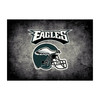 526-5037. Philadelphia, PHI, Phily, Eagles, 6'X8', Distressed, Rug, GB, NFL, Imperial