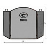 536-1001, Green Bay, GB, Packers, Fireplace, Screen, Wrought Iron, Bronze, NFL, Imperial, 720801536019