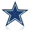 720801511023, 545-1002, Dallas, Cowboys, DAL, Logo, Lighted, Recycled, Metal, Light, Sign, Imperial, NFL