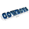 720801561028, 546-1002, Dallas, DAL, Cowboys, NFL,  4', Lighted, Recycled, Metal, Sign, FREE SHIPPING, Imperial