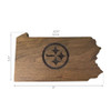 720801105680, 595-1004, Pittsburgh, PIT, Steelers, Wood, Wooden, Magnetic,  Keyholder, Key, Rack, NFL, Imperial