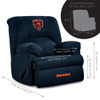 720801590196, , Chicago, Bears, GM, Recliner, CHI, Microfiber, Imperial, NFL, embroidered logo , 590-1019