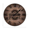 Ohio State, Buckeyes, OSU, Bucs,16", Rustic, Clock, Imperial, NFL, 720801138466, 660-3015