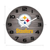 Pittsburgh Steelers, PIT,  16", Weathered, Clock, Imperial, NFL, 720801138510,  661-1004
