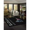 531-5011, New England Patriots, NE  8'x11', Chrome Rug, 15961681922