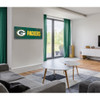 592-1001, Green Bay, GB, Packers, 4', Glass, Wall, Art, Artwork, NFL, Imperial, 720801698762