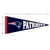 695-1010, New England Patriots, NE, 30", Wood, Felt, Pennant,720801315447, Imperial, NFL