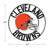 Cleveland Browns, CLE,  24", WI, Wrought Iron, Wall Art, 584-1020, Imperial, NFL, 720801132686