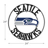 Seattle Seahawks 24" Wrought Iron Wall Art