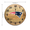 630-1011, New England, Patriots, NE, 720801000275, Oak, Barrel, Clock, Kentucky, oak charred, whiskey, top, NFL