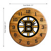 Boston Bruins Oak Barrel Clock, 630-4001