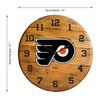 630-4004, Philadelphia, Flyers, PHI, 720801956831, Oak, Barrel, Clock, Kentucky oak