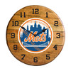 630-2002, New, York, Mets, NYM, 720801909394, Oak, Barrel, Clock, Kentucky oak