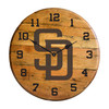 630-2011, San, Diego, Padres, SD, 720801909455, Oak, Barrel, Clock, Kentucky oak