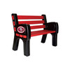 San Francisco, SF, 49ers, 4', Park, Bench, 188-1005, Imperial, NFL