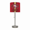 San Francisco, SF, 49ers, 19", Tall, Chrome, Table, Desk, Lamp, 609-1005, Imperial, NFL