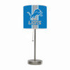 Detroit, Det, Lions, 19", Tall, Chrome, Table, Desk, Lamp, 609-1018, Imperial, NFL