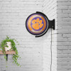 Clemson Tigers Original Round Rotating Lighted Wall Sign
