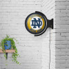 Notre, Dame, Fighting, Irish, Original, Round, Rotating, Lighted, Wall, Sign, NCNTRD-115-01, LED, Fan, Brand, 644197708082

