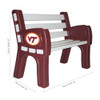 388-3050, Va, Virginia, Tech, Hokies, 4', 48", Park, Bench, Resin, Outdoor, FREE SHIPPING, NCAA, Imperial, 720801883502