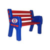 Chicago, Chi, Cubs, Cubbies, CHIC, Park, Bench, 288-2005, MLB, Imperial, 720801882055