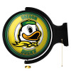 Oregon, OR, Ducks, Mascot, Logo, Rotating, Lighted, Wall,  Sign, The-Fan Brand, NCAA, NCOREG-115-02, 689481025230